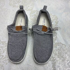 Simply Southern Collection Slip On Shoes Grey 100% Cotton Size 6